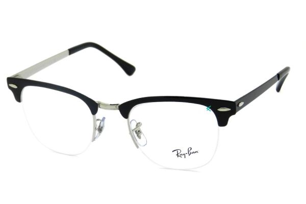 Óculos de grau Ray Ban RB3716-V-M 2861 Clubmaster Metal