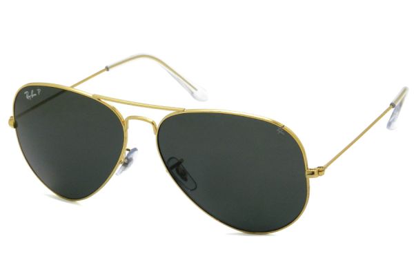 Óculos de sol Ray Ban RB3025L 00158 Aviador Lerge Metal