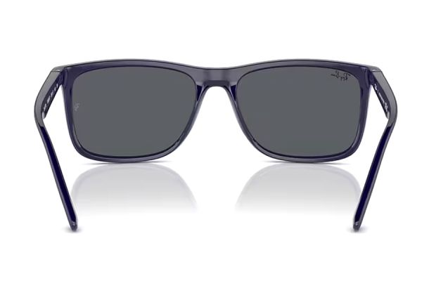 Óculos de Sol Masculino RayBan RB4373L Azul Fosco com Cinza