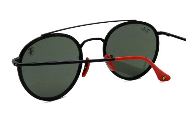 Ray Ban RB3647-M F028/31 Round Double Bridge Scuderia Ferrari