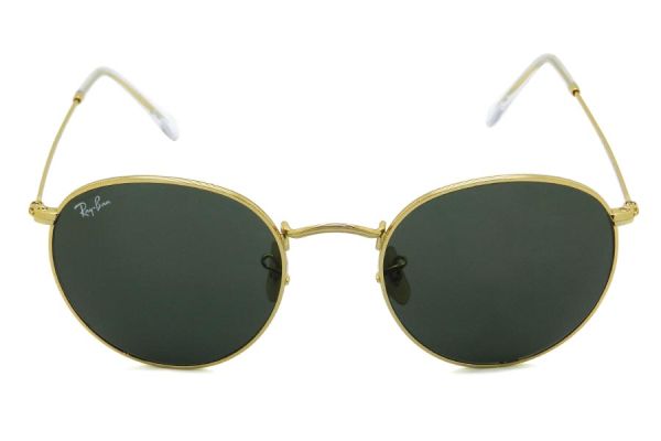 Ray Ban RB3447L 001 50 Round Metal